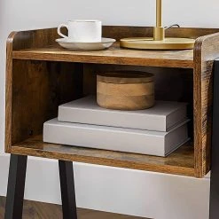 Red Living Beistelltisch Leesville III - Braun / Schwarz -Wohnzimmermöbel boutique en ligne 1000353412 220601 030 DETAILS P000000001000353412