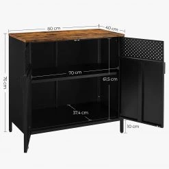 Red Living Kommode Ferris Wheel - Metall - Braun / Schwarz -Wohnzimmermöbel boutique en ligne 1000353415 220601 500 SKETCH DETAILS P000000001000353415 sketch