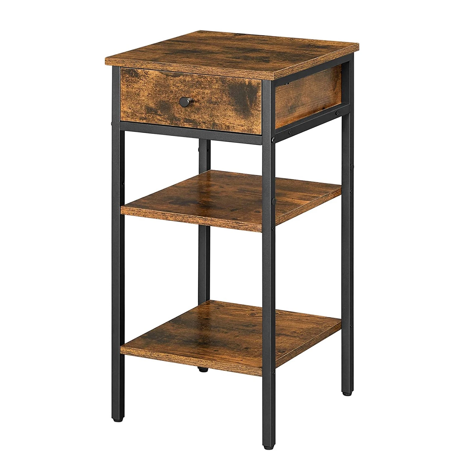 Red Living Beistelltisch Brillac II - Braun / Schwarz 1 Red Living Beistelltisch Brillac II - Braun / Schwarz