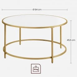 Loftscape Couchtisch Poygan II - Weiß / Gold -Wohnzimmermöbel boutique en ligne 1000353423 220601 500 SKETCH DETAILS P000000001000353423 sketch