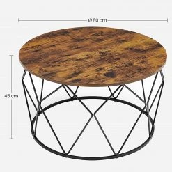 Red Living Couchtisch Tuxford I - Braun / Schwarz 15 Red Living Couchtisch Tuxford I - Braun / Schwarz -Wohnzimmermöbel boutique en ligne 1000353426 220601 500 SKETCH DETAILS P000000001000353426 sketch