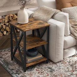 Red Living Beistelltisch Molalla - Braun / Schwarz -Wohnzimmermöbel boutique en ligne 1000353432 220601 021 MOOD DETAILS P000000001000353432 mood