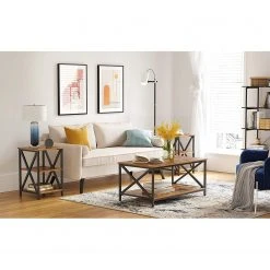 Red Living Beistelltisch Molalla - Braun / Schwarz -Wohnzimmermöbel boutique en ligne 1000353432 220601 023 MOOD DETAILS P000000001000353432 mood