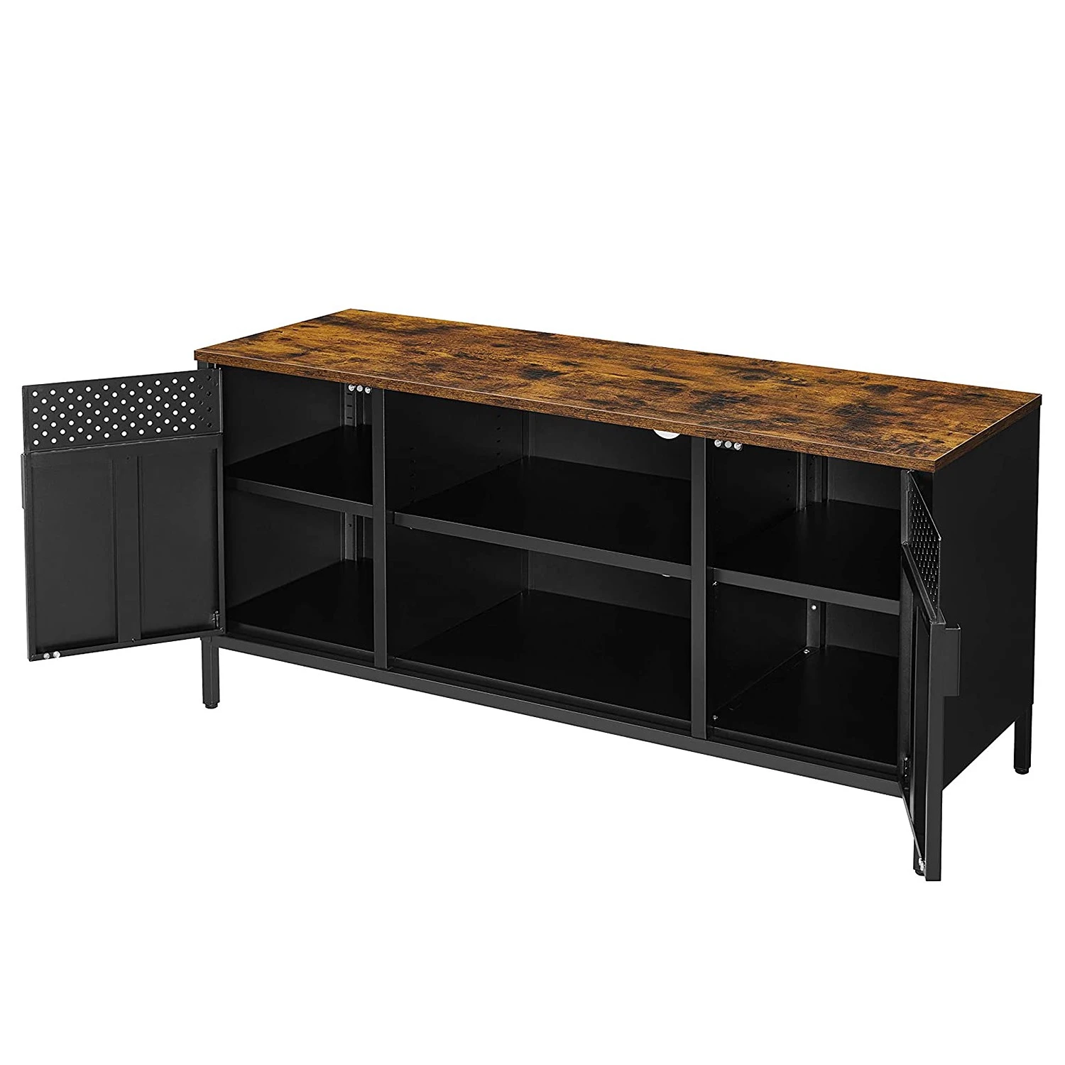 Red Living TV-Lowboard Ferris Wheel - Braun / Schwarz 4 Red Living TV-Lowboard Ferris Wheel - Braun / Schwarz – Bild 4