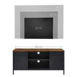 Red Living TV-Lowboard Ferris Wheel - Braun / Schwarz 15 Red Living TV-Lowboard Ferris Wheel - Braun / Schwarz -Wohnzimmermöbel boutique en ligne 1000353466 220601 501 SKETCH DETAILS P000000001000353466 sketch