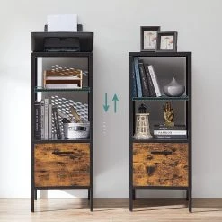 Red Living Regal Mocksville - Braun / Schwarz 9 Red Living Regal Mocksville - Braun / Schwarz -Wohnzimmermöbel boutique en ligne 1000353473 220601 030 DETAILS P000000001000353473