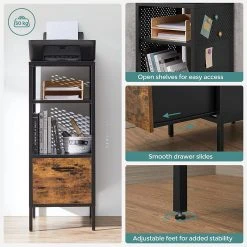 Red Living Regal Mocksville - Braun / Schwarz 12 Red Living Regal Mocksville - Braun / Schwarz -Wohnzimmermöbel boutique en ligne 1000353473 220601 033 DETAILS P000000001000353473