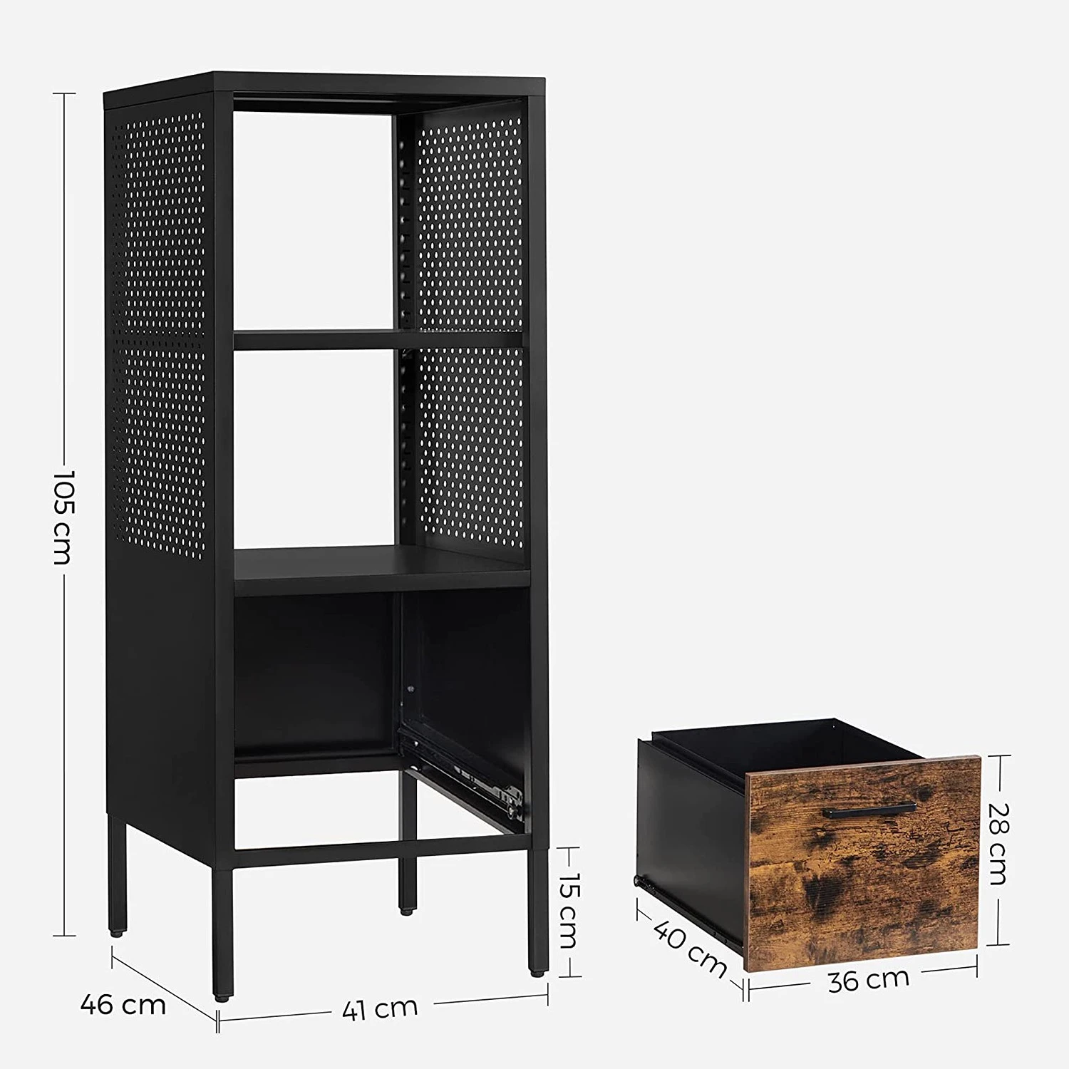 Red Living Regal Mocksville - Braun / Schwarz 7 Red Living Regal Mocksville - Braun / Schwarz – Bild 7