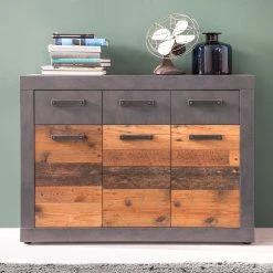 Trendteam Kommode Indy II - Altholz Dekor / Anthrazit 8 Trendteam Kommode Indy II - Altholz Dekor / Anthrazit -Wohnzimmermöbel boutique en ligne 1000353496 220520 021 MOOD DETAILS P000000001000353496 mood