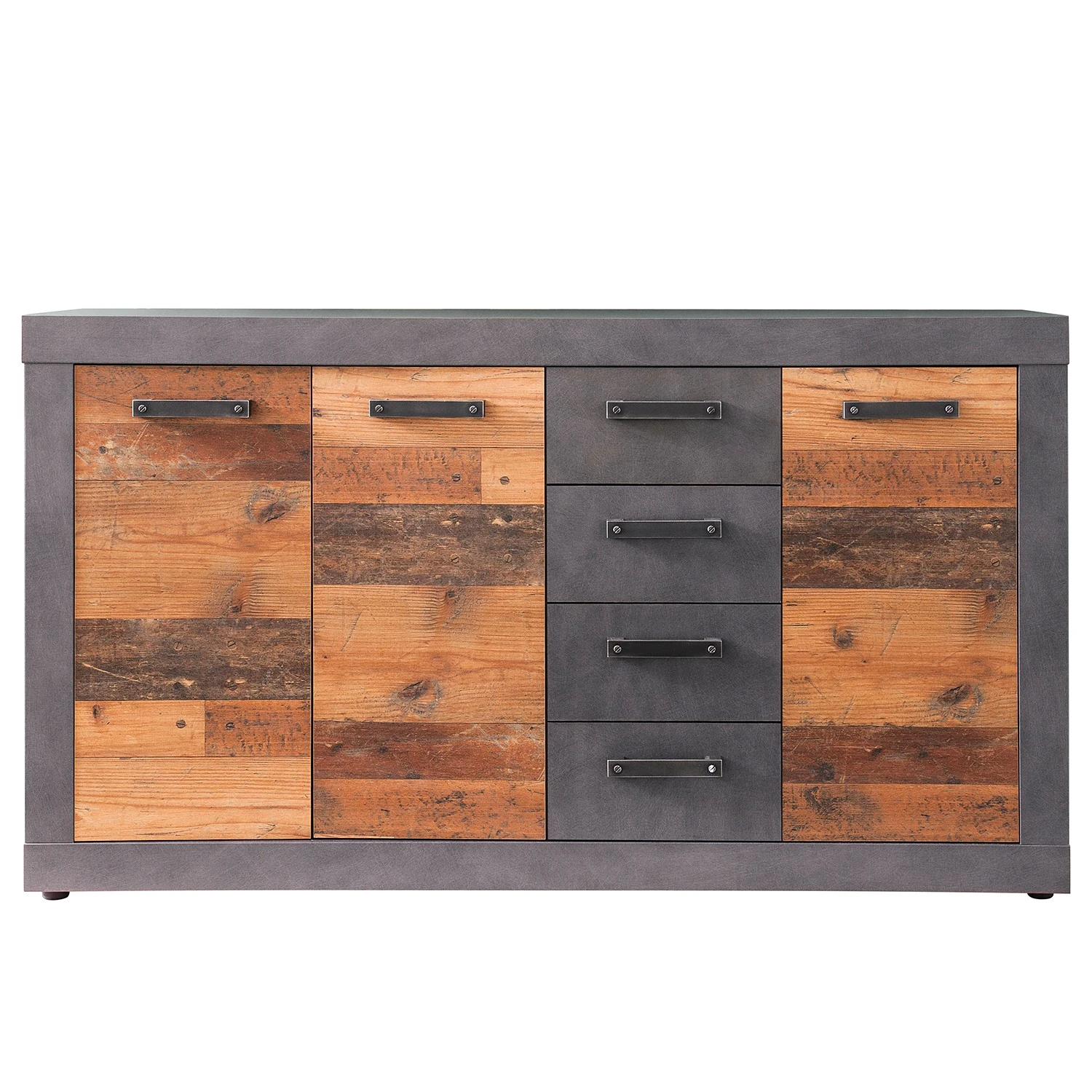 Trendteam Sideboard Indy - Altholz Dekor / Anthrazit 5 Trendteam Sideboard Indy - Altholz Dekor / Anthrazit – Bild 5