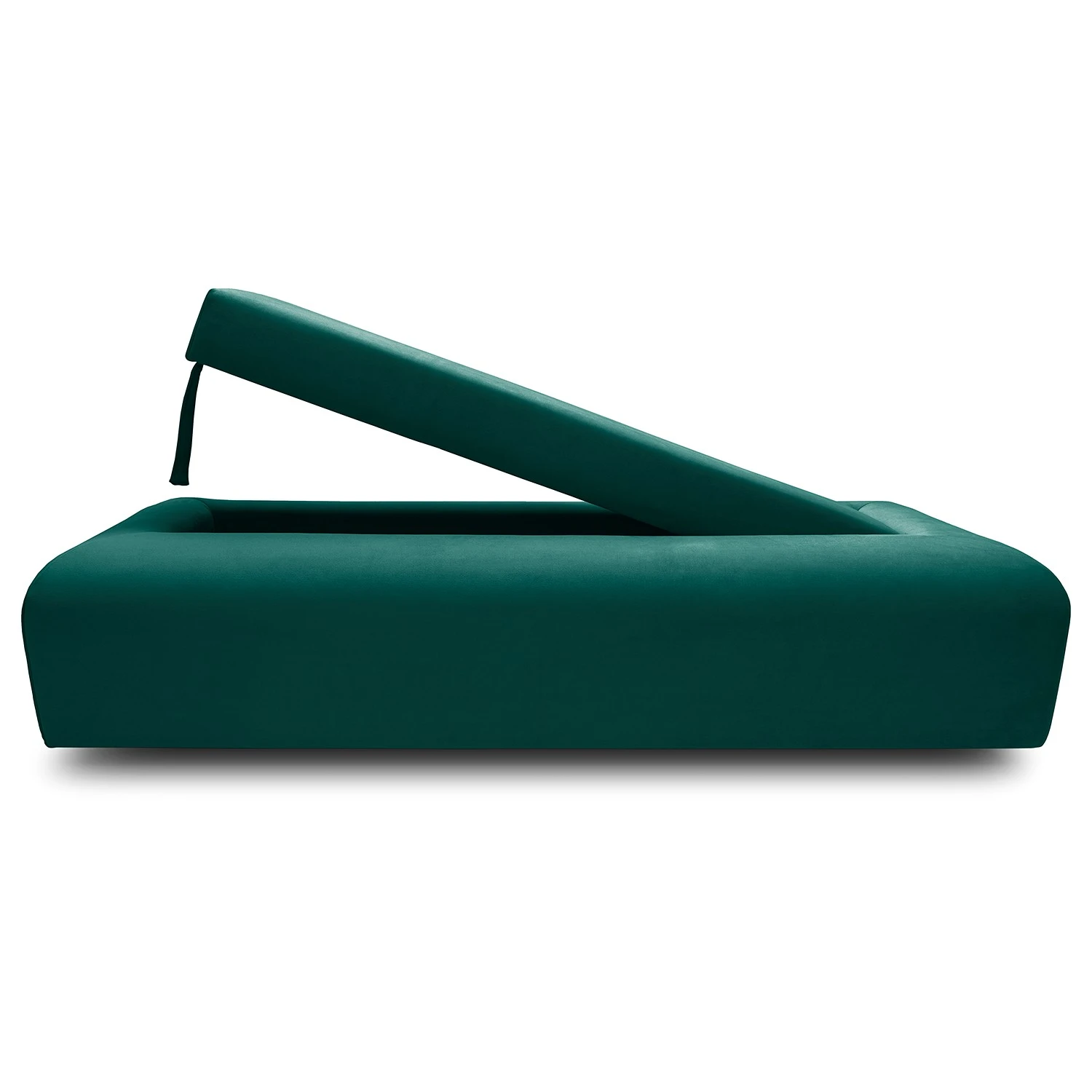 Miu Form Einzelsofa Miu Magic (3-Sitzer) - Samt Sadia: Petrol 2 Miu Form Einzelsofa Miu Magic (3-Sitzer) - Samt Sadia: Petrol – Bild 2