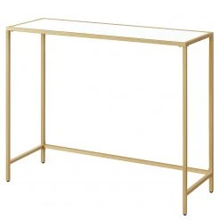 Red Living Konsolentisch Poygan III - Weiß / Gold