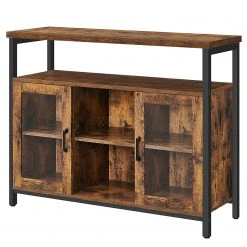 Red Living Kommode Toulouse I - Braun / Schwarz