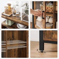 Red Living Kommode Toulouse I - Braun / Schwarz 12 Red Living Kommode Toulouse I - Braun / Schwarz -Wohnzimmermöbel boutique en ligne 1000355223 220601 031 DETAILS P000000001000355223