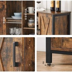 Red Living Kommode Torm I - Braun / Schwarz 14 Red Living Kommode Torm I - Braun / Schwarz -Wohnzimmermöbel boutique en ligne 1000355227 220601 032 DETAILS P000000001000355227