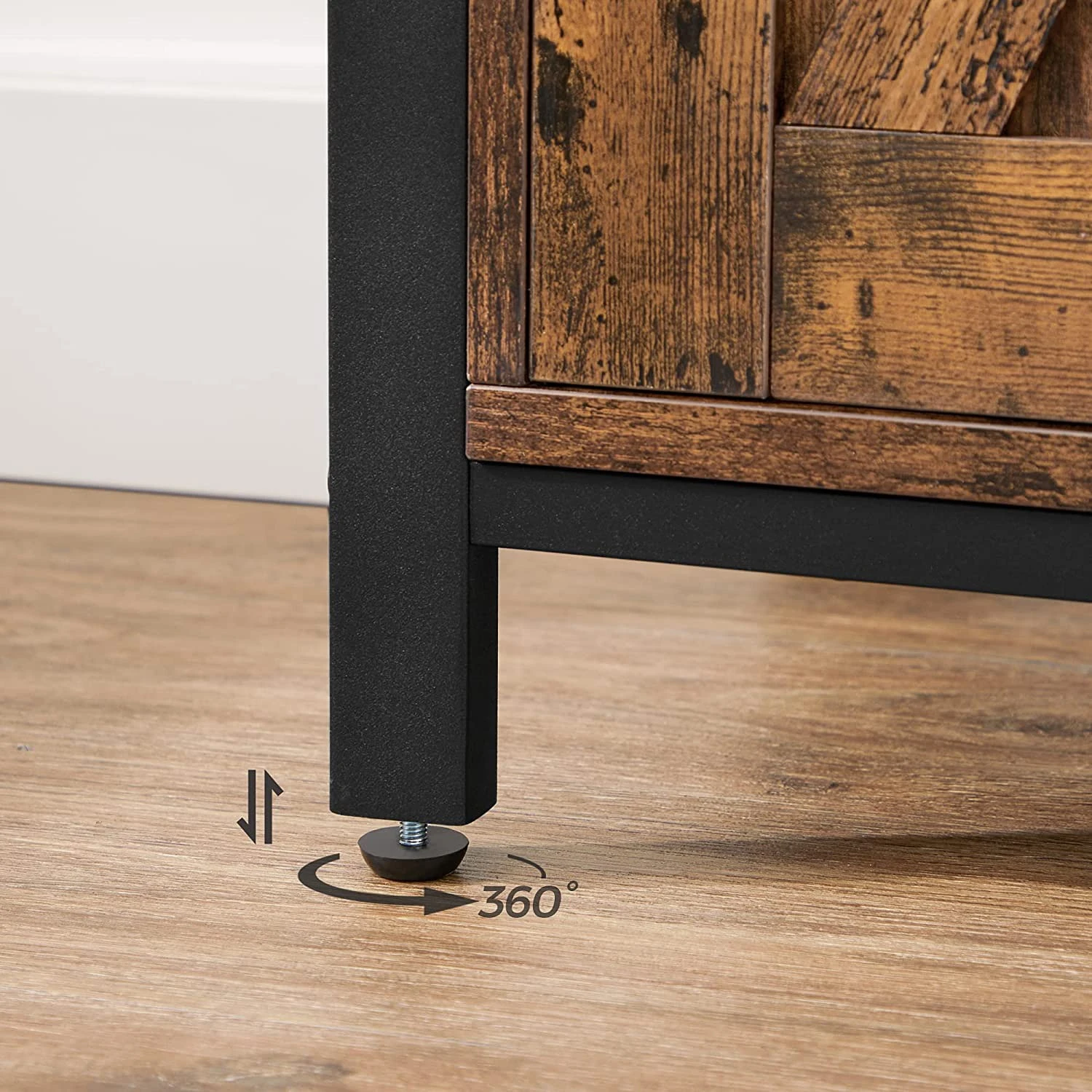 Red Living Kommode Torm I - Braun / Schwarz 7 Red Living Kommode Torm I - Braun / Schwarz – Bild 7