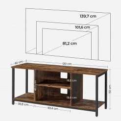 Red Living TV-Rack Leesville - Braun / Schwarz 17 Red Living TV-Rack Leesville - Braun / Schwarz -Wohnzimmermöbel boutique en ligne 1000355232 220601 500 SKETCH DETAILS P000000001000355232 sketch