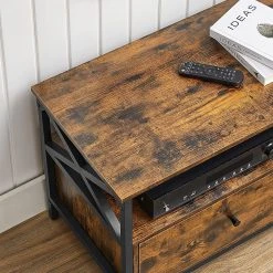 Red Living TV-Lowboard Molalla II - Braun / Schwarz -Wohnzimmermöbel boutique en ligne 1000355235 220601 032 DETAILS P000000001000355235