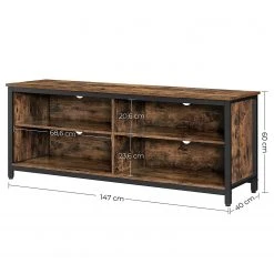 Red Living TV-Lowboard Leesville - Braun / Schwarz -Wohnzimmermöbel boutique en ligne 1000355237 220601 500 SKETCH DETAILS P000000001000355237 sketch