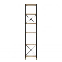 Red Living Regal Ruoms I - Akazie Dekor / Schwarz -Wohnzimmermöbel boutique en ligne 1000355289 220603 030 DETAILS P000000001000355289