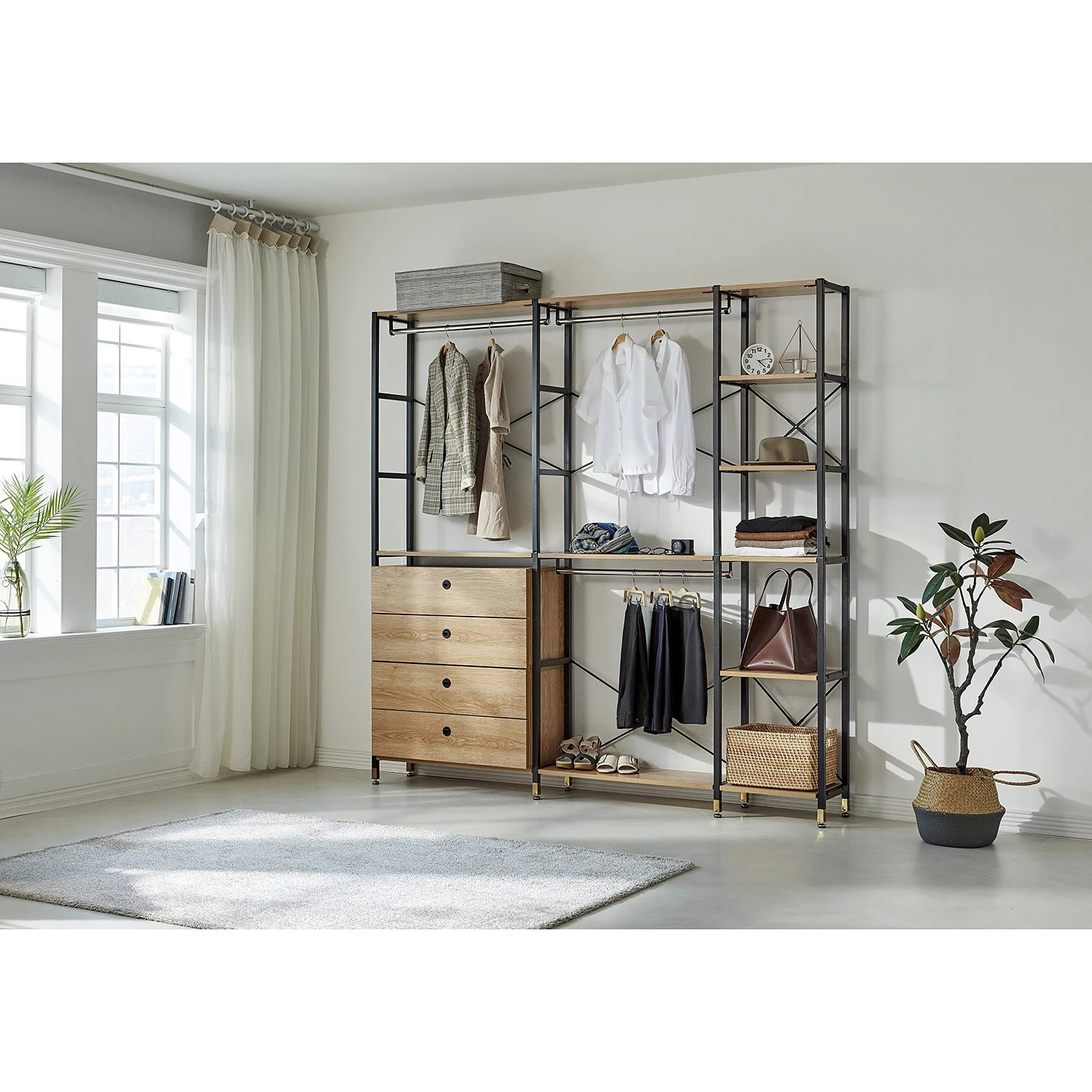 Red Living Regal Ruoms II - Akazie Dekor / Schwarz 3 Red Living Regal Ruoms II - Akazie Dekor / Schwarz – Bild 3