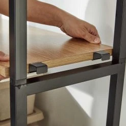 Red Living Regal Ruoms IV - Akazie Dekor / Schwarz 11 Red Living Regal Ruoms IV - Akazie Dekor / Schwarz -Wohnzimmermöbel boutique en ligne 1000355292 220603 033 DETAILS P000000001000355292