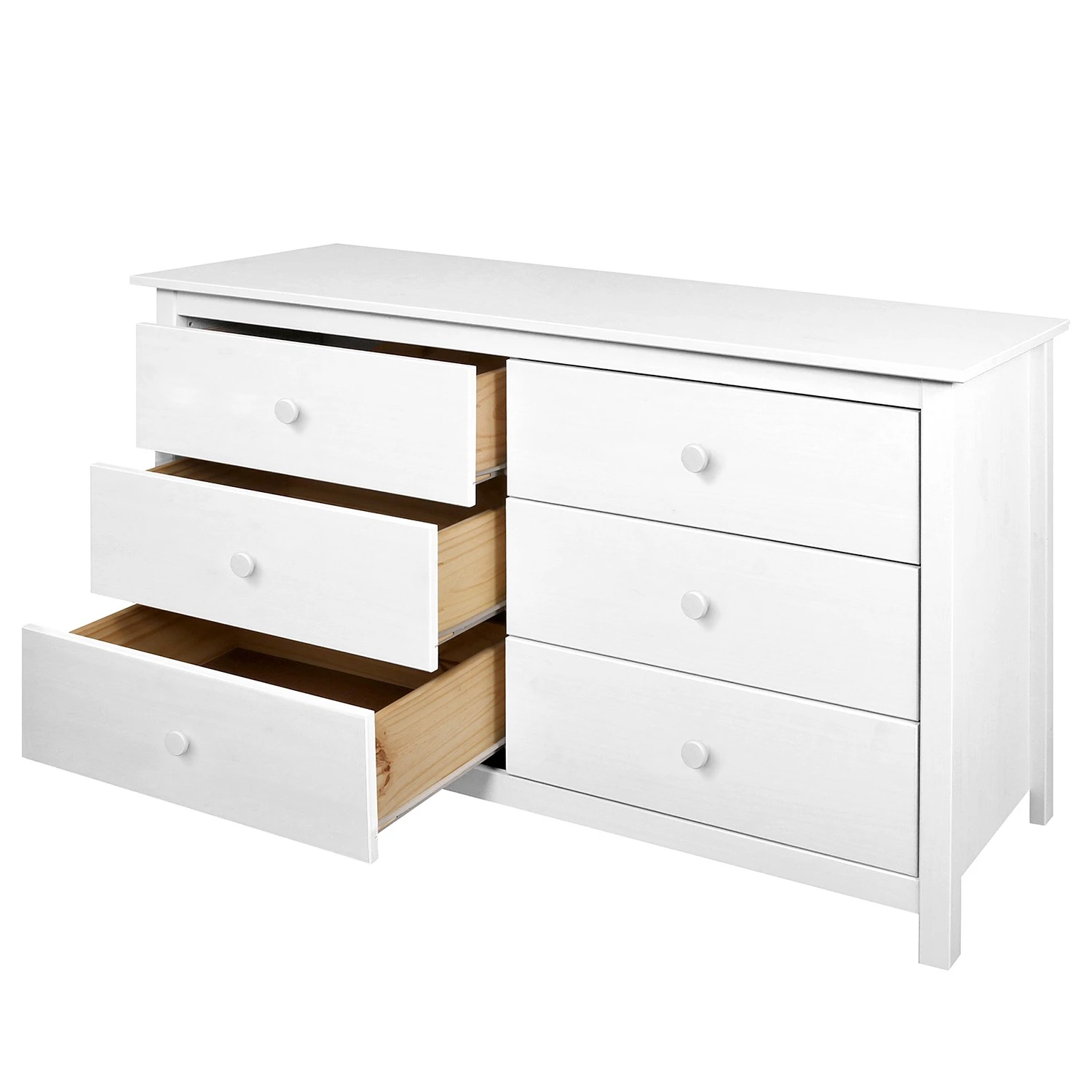 Ridgevalley Sideboard Paradise Lounge - Kiefer massiv - Kiefer Weiß 3 Ridgevalley Sideboard Paradise Lounge - Kiefer massiv - Kiefer Weiß – Bild 3