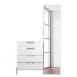 Loftscape Kompaktgarderobe Ozora - Hochglanz Weiß / Matt Weiß -Wohnzimmermöbel boutique en ligne 1000356710 220603 031 DETAILS P000000001000356710