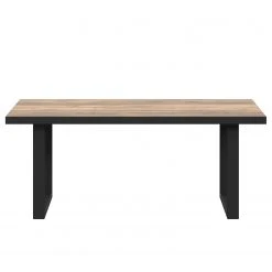 Red Living Couchtisch Vallegrande - Alpenkiefer Dekor / Schwarz -Wohnzimmermöbel boutique en ligne 1000356712 220603 030 DETAILS P000000001000356712