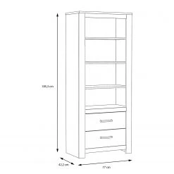 Loftscape Regal Verolme - Eiche Dekor 8 Loftscape Regal Verolme - Eiche Dekor -Wohnzimmermöbel boutique en ligne 1000356719 220603 500 SKETCH DETAILS P000000001000356719 sketch