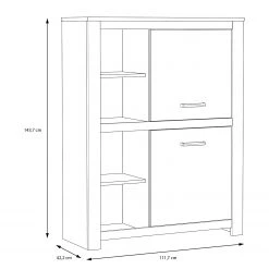 Loftscape Highboard Verolme I - Eiche Dekor 10 Loftscape Highboard Verolme I - Eiche Dekor -Wohnzimmermöbel boutique en ligne 1000356729 220603 500 SKETCH DETAILS P000000001000356729 sketch