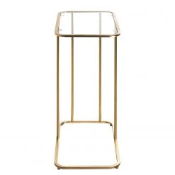 Loftscape Beistelltisch Sabugal - Glas / Metall - Gold -Wohnzimmermöbel boutique en ligne 1000356853 220609 031 DETAILS P000000001000356853