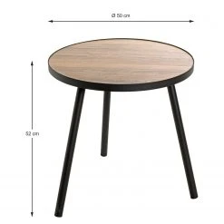 Red Living Beistelltisch Glurns I - Eiche Dekor / Schwarz -Wohnzimmermöbel boutique en ligne 1000356854 220609 500 SKETCH DETAILS P000000001000356854 sketch