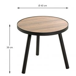 Red Living Beistelltisch Glurns II - Eiche Dekor / Schwarz -Wohnzimmermöbel boutique en ligne 1000356855 220609 500 SKETCH DETAILS P000000001000356855 sketch