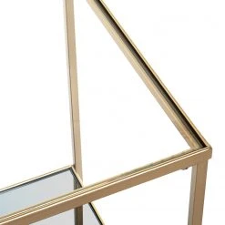 Loftscape Beistelltisch Pag III - Glas / Metall - Gold -Wohnzimmermöbel boutique en ligne 1000356858 220609 031 DETAILS P000000001000356858