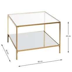 Loftscape Beistelltisch Pag I - Glas / Metall - Gold -Wohnzimmermöbel boutique en ligne 1000356860 220609 500 SKETCH DETAILS P000000001000356860 sketch