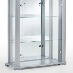 Fredriks Vitrine Nysa - Inkl. Beleuchtung - Silber -Wohnzimmermöbel boutique en ligne 1000357368 220609 033 DETAILS P000000001000357368