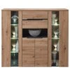 Loftscape Highboard Moosic - Inkl. Beleuchtung - Eiche Artisan Dekor / Graphit