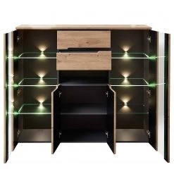 Loftscape Highboard Moosic - Inkl. Beleuchtung - Eiche Artisan Dekor / Graphit 7 Loftscape Highboard Moosic - Inkl. Beleuchtung - Eiche Artisan Dekor / Graphit -Wohnzimmermöbel boutique en ligne 1000357965 220608 030 DETAILS P000000001000357965