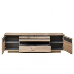 Loftscape TV-Lowboard Tallard - Balkeneiche Dekor / Graphit -Wohnzimmermöbel boutique en ligne 1000357971 220608 030 DETAILS P000000001000357971