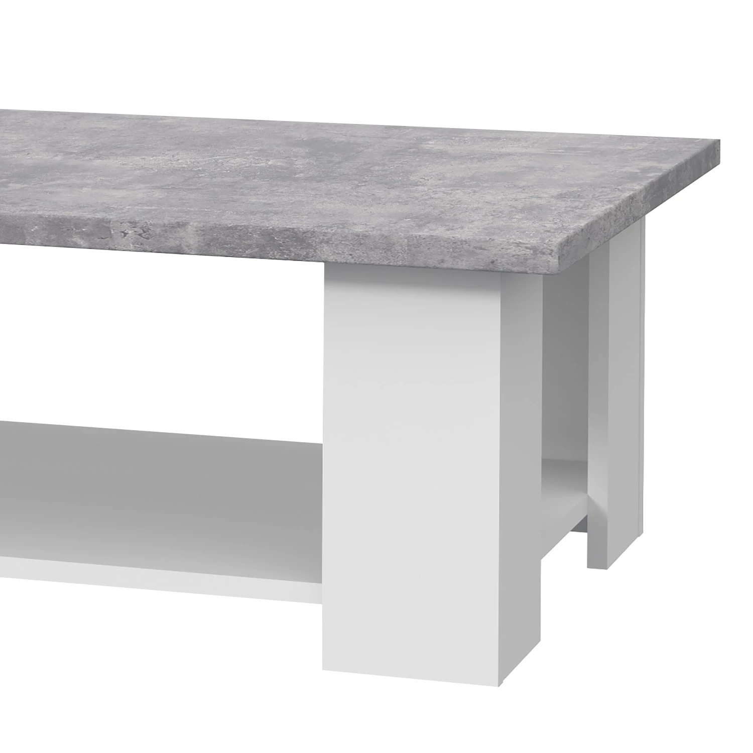 Loftscape Couchtisch Potom I - Beton Dekor / Weiß 4 Loftscape Couchtisch Potom I - Beton Dekor / Weiß – Bild 4