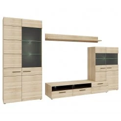 Loftscape Wohnwand Taradale (4-teilig) - Inkl. Beleuchtung - Eiche Sonoma Dekor -Wohnzimmermöbel boutique en ligne 1000357998 220616 030 DETAILS P000000001000357998