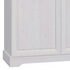 Ridgevalley Highboard New Dessa I - Kiefer Weiß Dekor -Wohnzimmermöbel boutique en ligne 1000358003 220616 061 DETAILS P000000001000358003