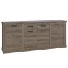Loftscape Sideboard Temuco - Eiche Dunkel Dekor