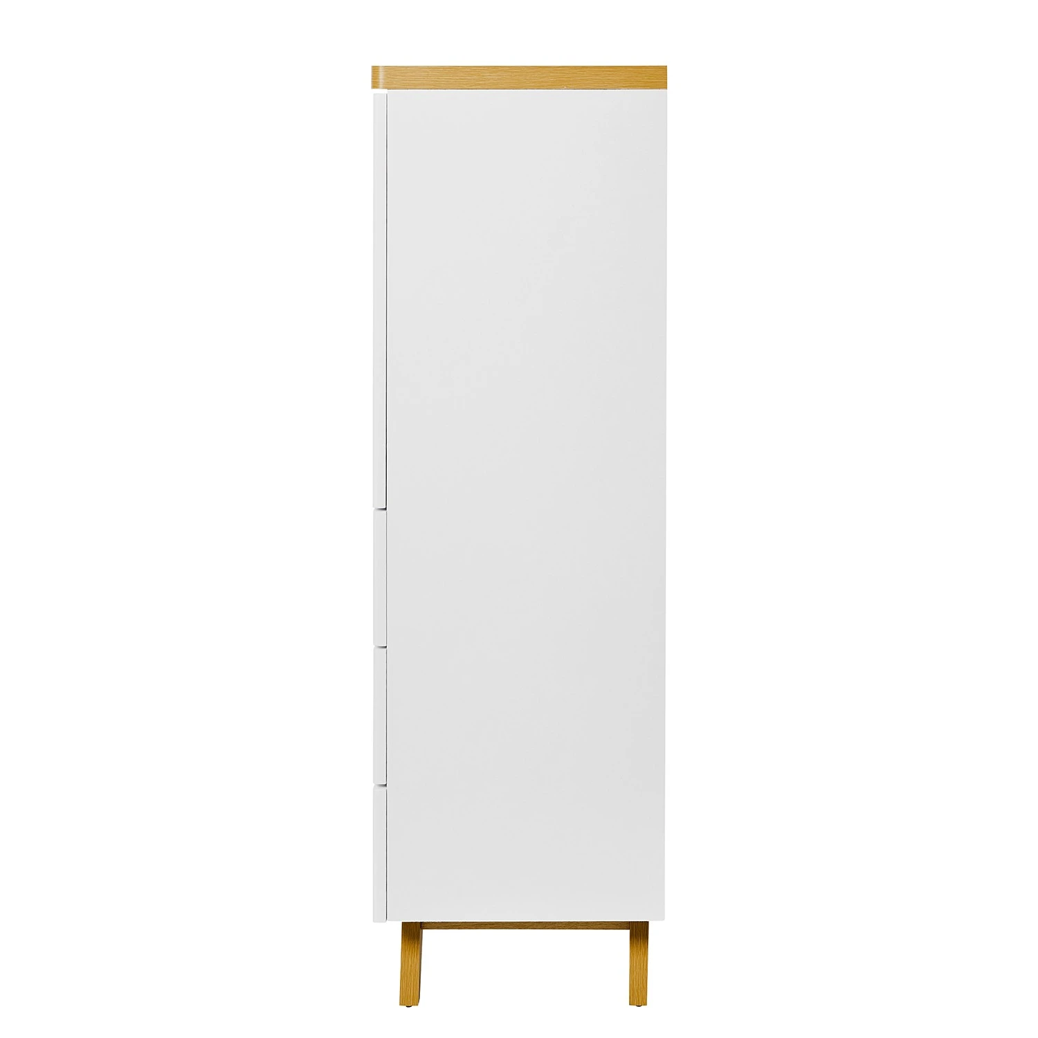 Jahnke Highboard Libre 110 - Kerneiche Dekor / Weiß 4 Jahnke Highboard Libre 110 - Kerneiche Dekor / Weiß – Bild 4