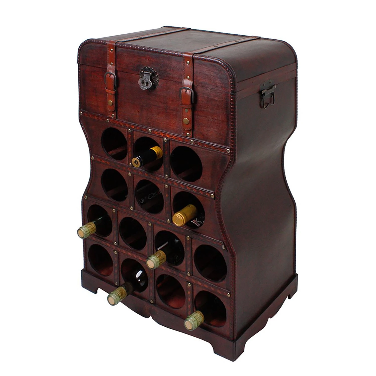 Interia Home&Living Weinregal Union Jack II - Sperrholz - Braun 1 Interia Home&Living Weinregal Union Jack II - Sperrholz - Braun