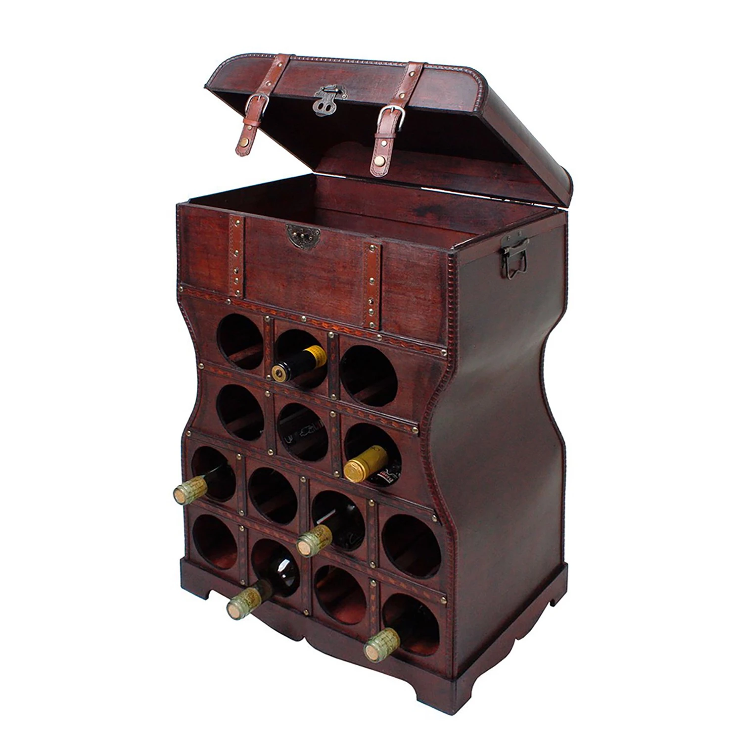 Interia Home&Living Weinregal Union Jack II - Sperrholz - Braun 2 Interia Home&Living Weinregal Union Jack II - Sperrholz - Braun – Bild 2