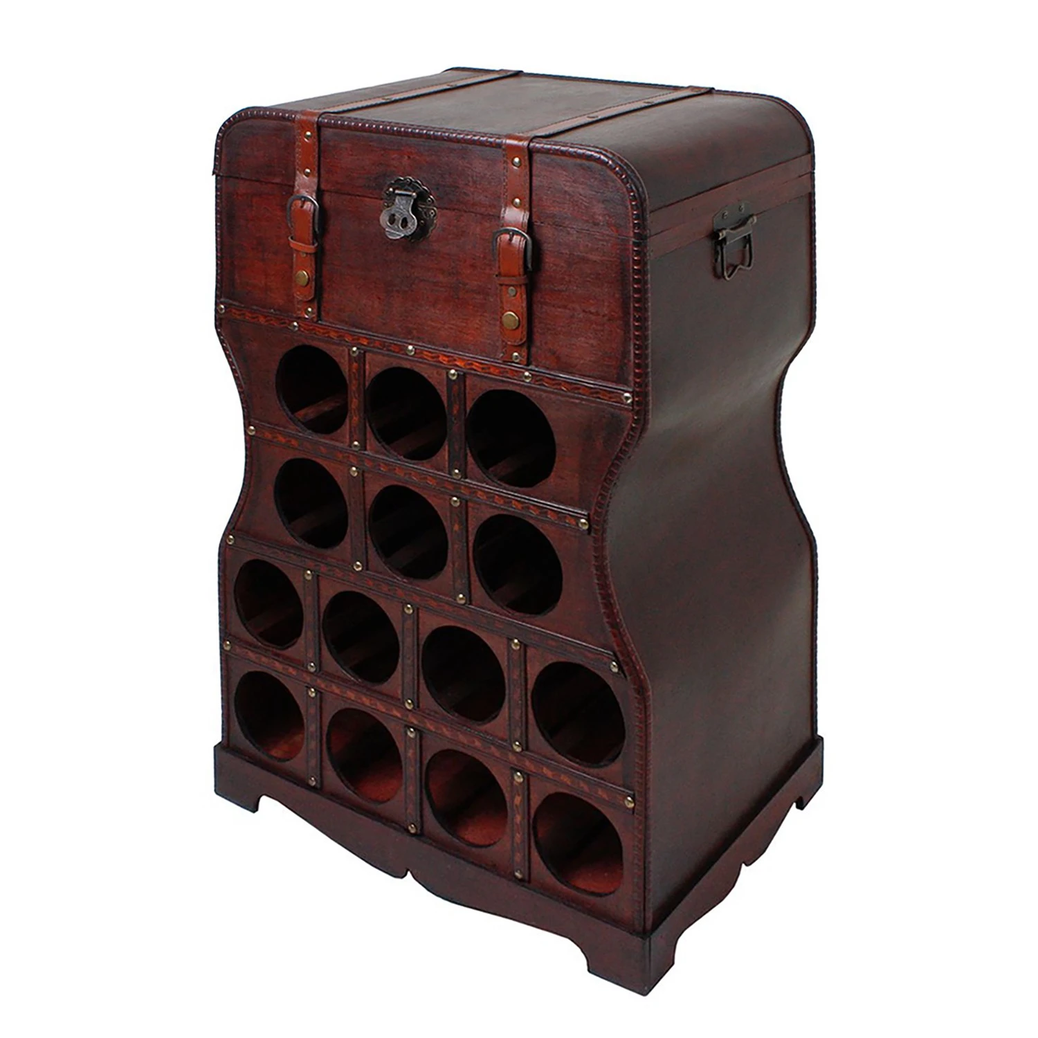 Interia Home&Living Weinregal Union Jack II - Sperrholz - Braun 3 Interia Home&Living Weinregal Union Jack II - Sperrholz - Braun – Bild 3