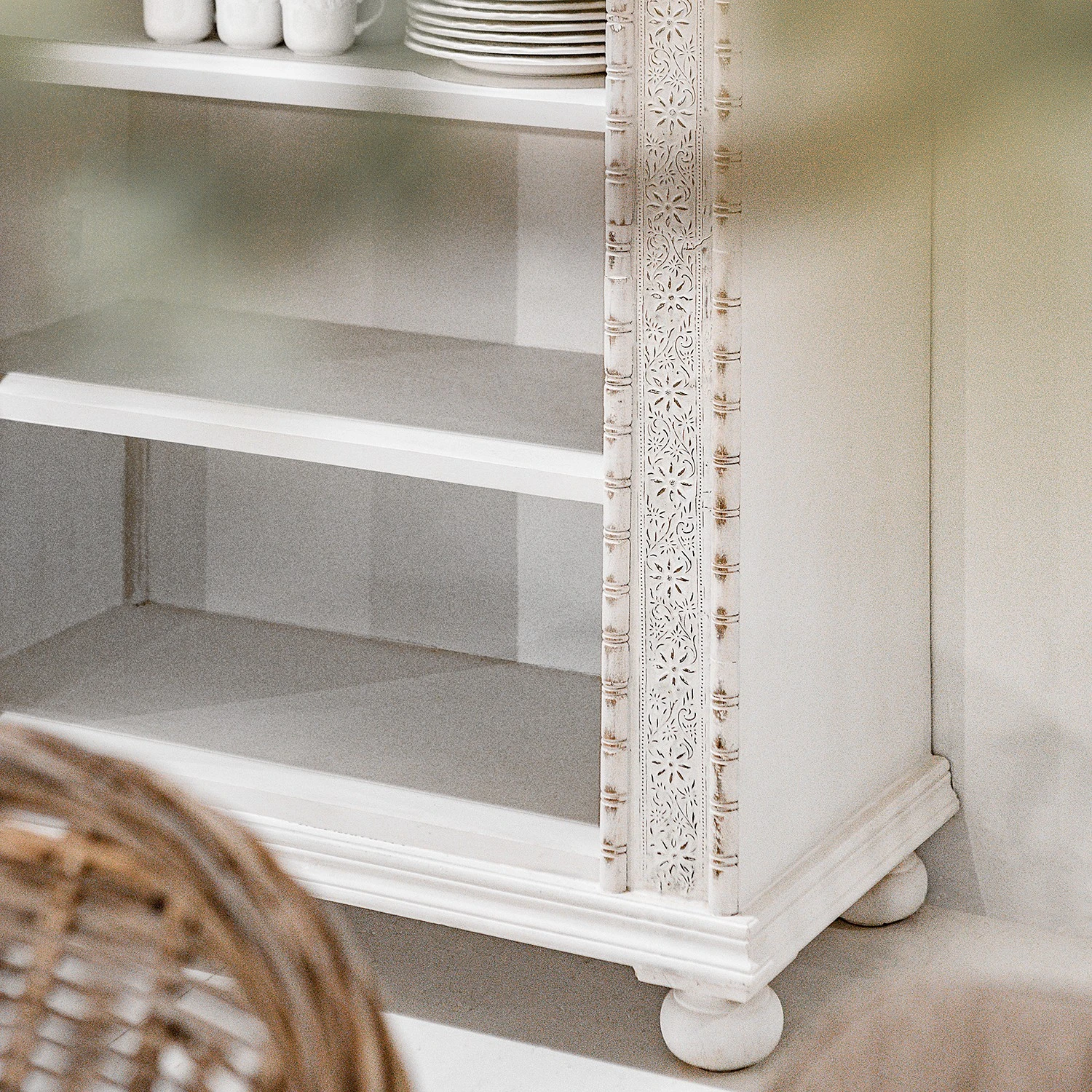 Ridgevalley Regal Missoula - Mango massiv - Vintage Weiß 4 Ridgevalley Regal Missoula - Mango massiv - Vintage Weiß – Bild 4