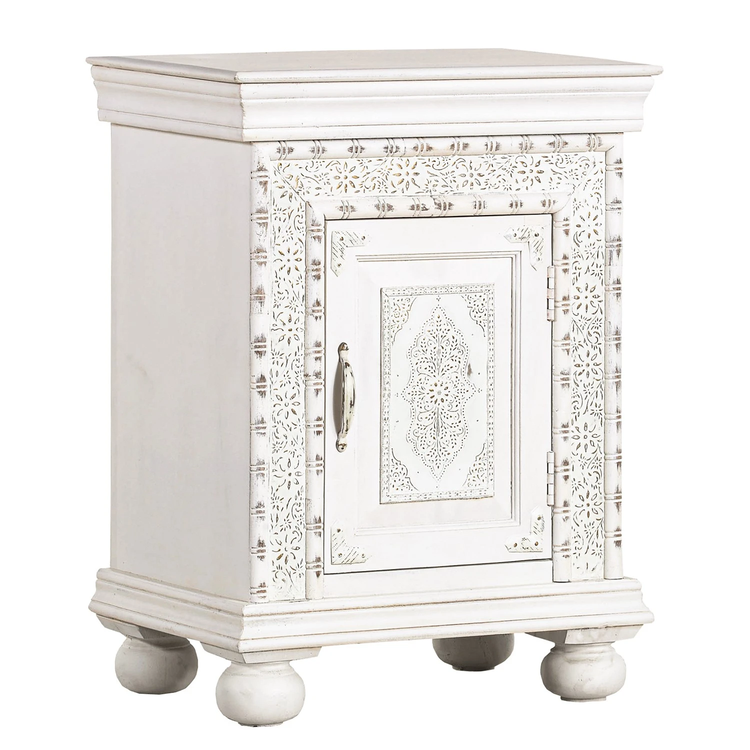 Ridgevalley Beistelltisch Missoula - Mango massiv - Vintage Weiß 1 Ridgevalley Beistelltisch Missoula - Mango massiv - Vintage Weiß